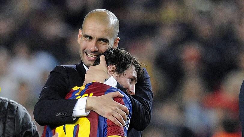Wieder ein Dream-Team? Messi und Pep Guardiola.