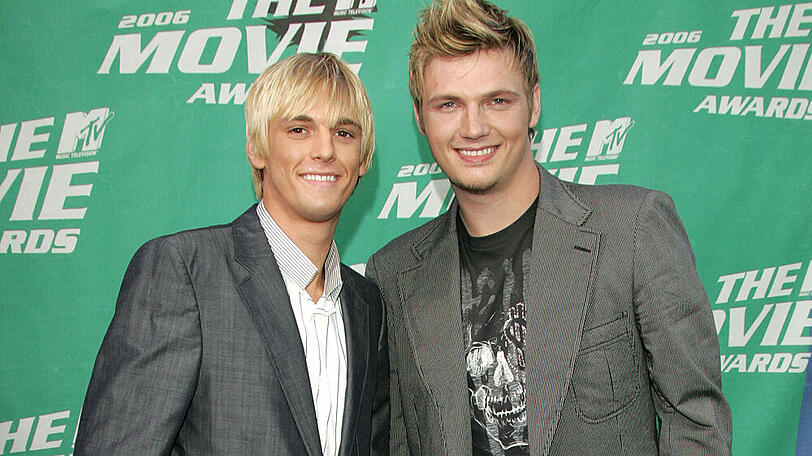 Aaron Carter und Nick Carter 2006 bei den MTV Movie Awards