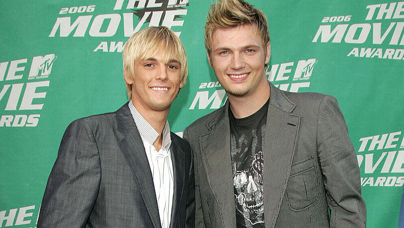 Aaron Carter und Nick Carter 2006 bei den MTV Movie Awards Aaron Carter und Nick Carter 2006 bei den MTV Movie Awards