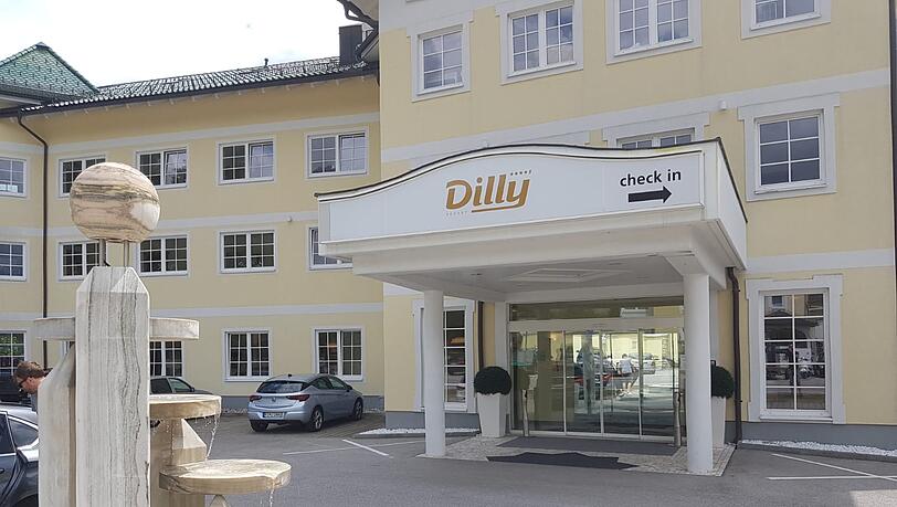 Das Hotel Dilly in Windischgarsten. Das Hotel Dilly in Windischgarsten.