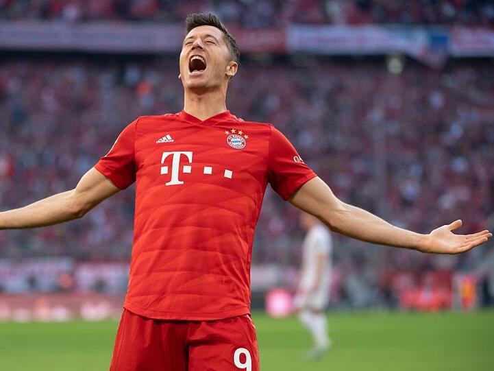 Bayern-Stürmer Robert Lewandowski stellte einen Bundesliga-Rekord auf.