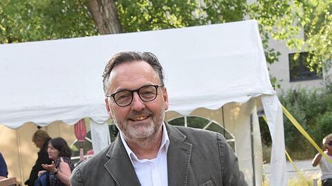 Anton Biebl, Kulturreferent von München bei den Domagk-Ateliertagen.