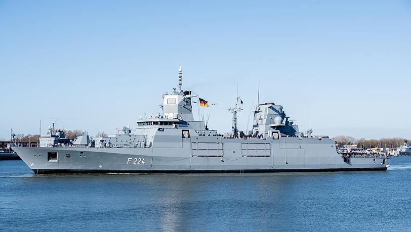 Die Fregatte Sachsen-Anhalt. (Symbolbild) Die Fregatte Sachsen-Anhalt. (Symbolbild)