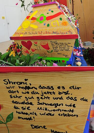 Familie und Freunde nehmen Abschied von Chiara und Sharon. Die Bilder von der Trauerfeier.