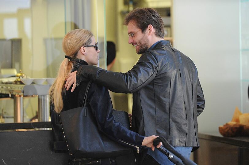 Michelle Hunziker umd Tomaso Trussardi.