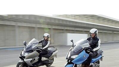 Luxus-Scooter: Die C 650 GT (l.) und die C 600 Sport. Luxus-Scooter: Die C 650 GT (l.) und die C 600 Sport.