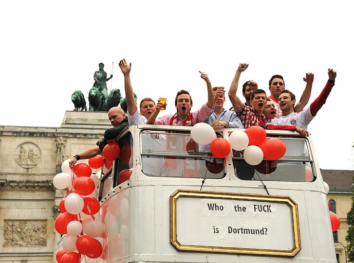 Geschichten, Fans und Skurilitäten: Stimmungsvolle Fotos aus München zum großen Finale in Wembley