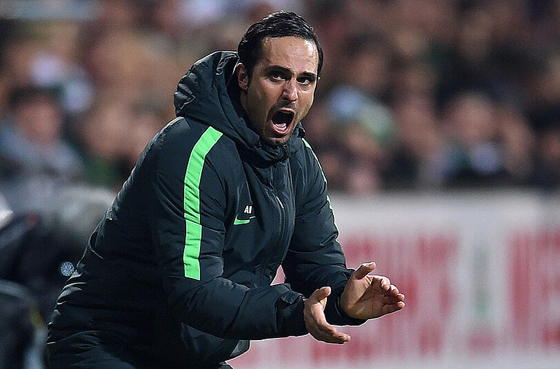 Engagement pur: Werder Bremens Trainer Alexander Nouri.