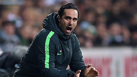 Engagement pur: Werder Bremens Trainer Alexander Nouri.