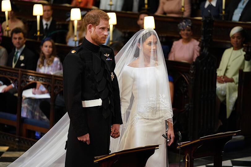 Vor dem Altar: Harry und Meghan