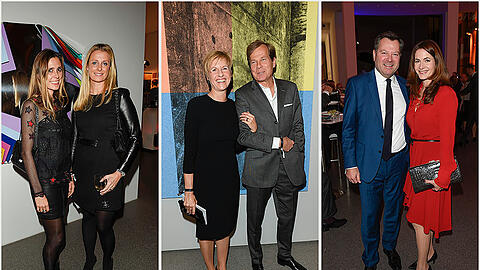 Bilder von der Party in der Pinakothek.
