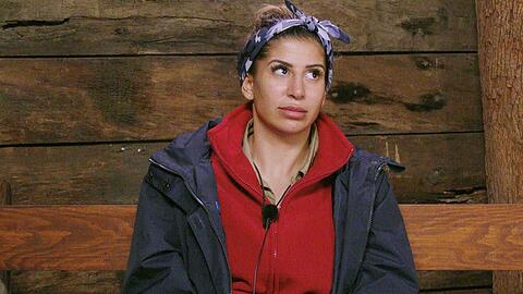 Eva Benetatou im Dschungelcamp 2026.