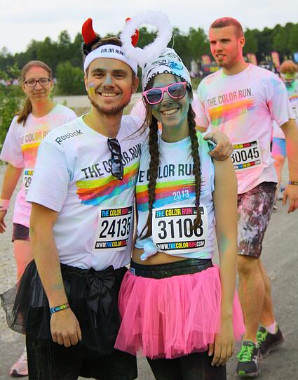 Bunter geht's nicht: Der Color Run in Riem. Die Bilder.