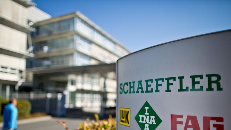 Der Eingangsbereich des Hauptsitzes der Schaeffler AG.