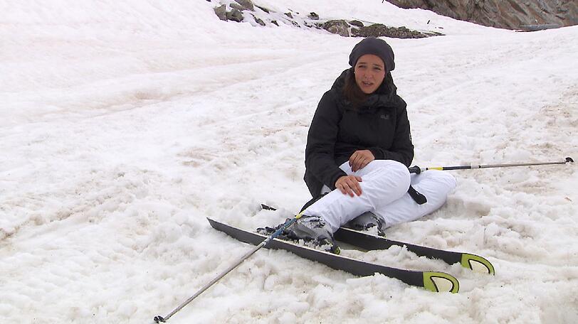 Obstbauer Günther wollte Claudia (33, Erzieherin) mit einem Skiausflug auf einem Gletscher glücklich machen. Doch nach wenigen Metern gibt Claudia auf.