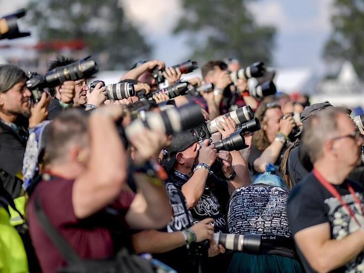 Zum größten Heavy-Metal-Festival der Welt kommen natürlich auch viele Fotografen.