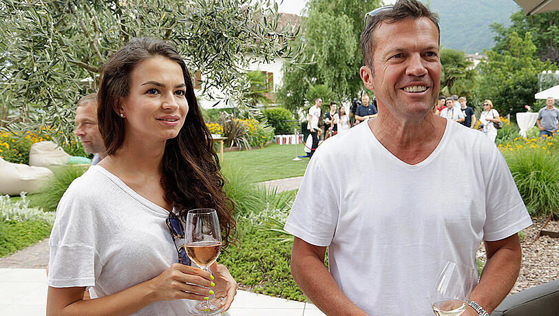 Lothar Matthäus und seine Freundin Anastasia Klimko. Lothar Matthäus und seine Freundin Anastasia Klimko.