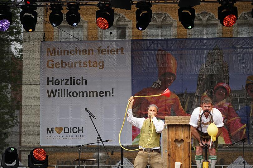 Am Wochenende feiert München seinen 858. Geburtstag. Die besten Bilder vom Stadtgründungsfest am Samstag!