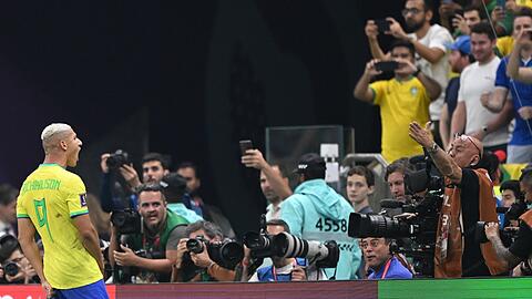Mit zwei Treffern der Matchwinner für Brasilien: Richarlison.