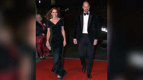 Prinzessin Kate und Prinz William zeigten sich wegen ihrer Erkrankung zwei Jahre nicht mehr auf dem roten Teppich.