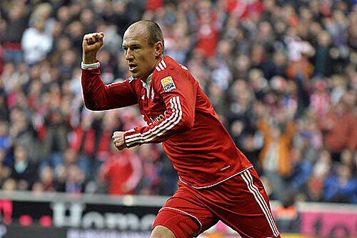 Für eine halbe Stunde soll Arjen Robben am Dienstag gegen Bordeaux wirbeln.