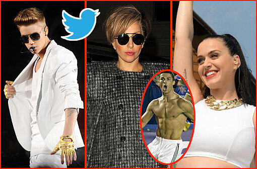 Justin Bieber, Katy Perry oder doch Lady Gaga? Wir zeigen Ihnen die Top-Twitter-Stars in der Bildstrecke zum Durchklicken!