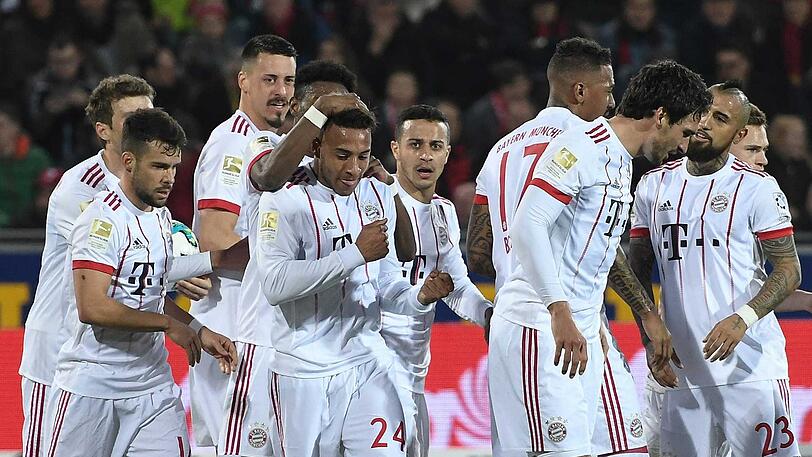Die Bayern jubeln auch in Freiburg