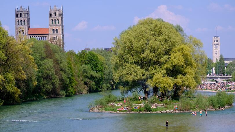 Die Isar in München. (Archivbild)