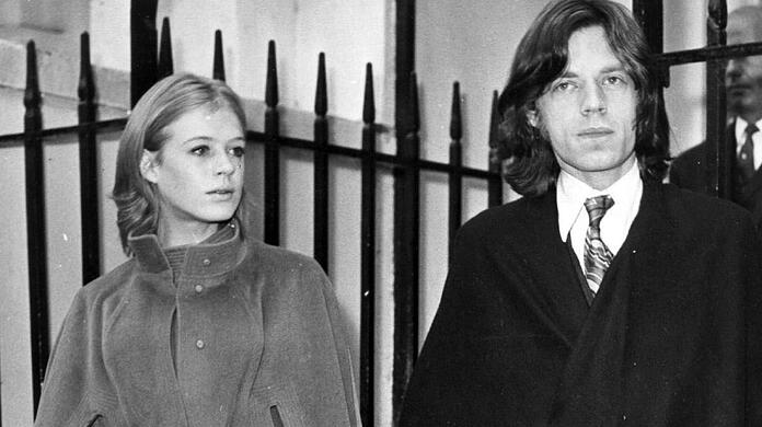 Mick Jagger und Marianne Faithfull im Juni 1969 in London.