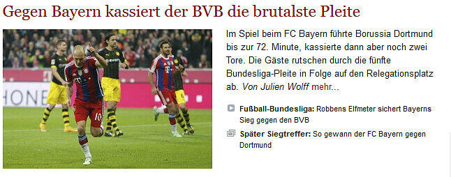 Pressestimmen zum Sieg des FC Bayern gegen Dortmund