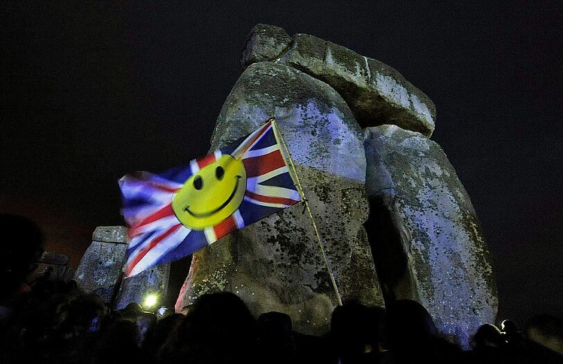Sommersonnenwende am Stonehenge - die Bilder.