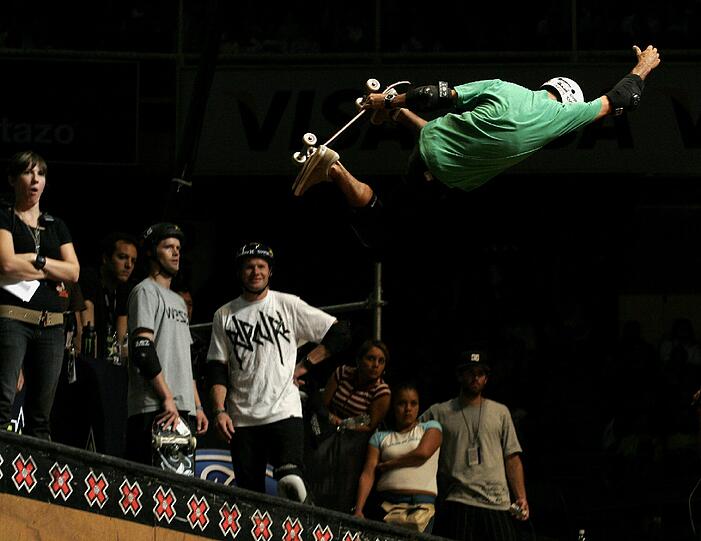 Ein Skater bei vergangenen X-Games in Mexico