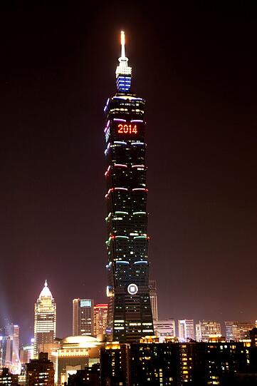 In Taiwan stehen die Uhren auf Neujahr