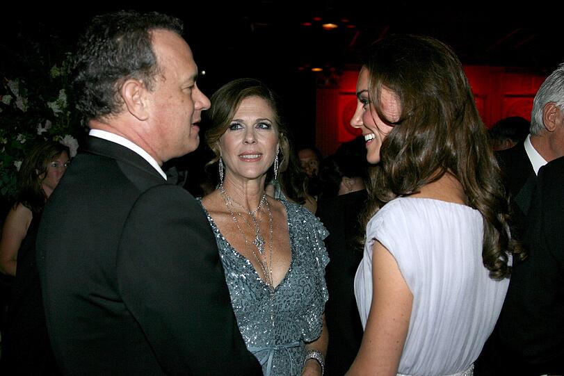 Tom Hanks und Rita Wilson treffen Herzogin Kate