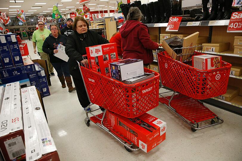 Seit 2005 ist der "Black Friday" in den USA der Tag, an dem die höchsten Umsätze des Jahres erzielt werden.