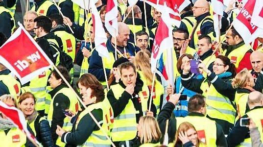 Verdi-Streik in München.