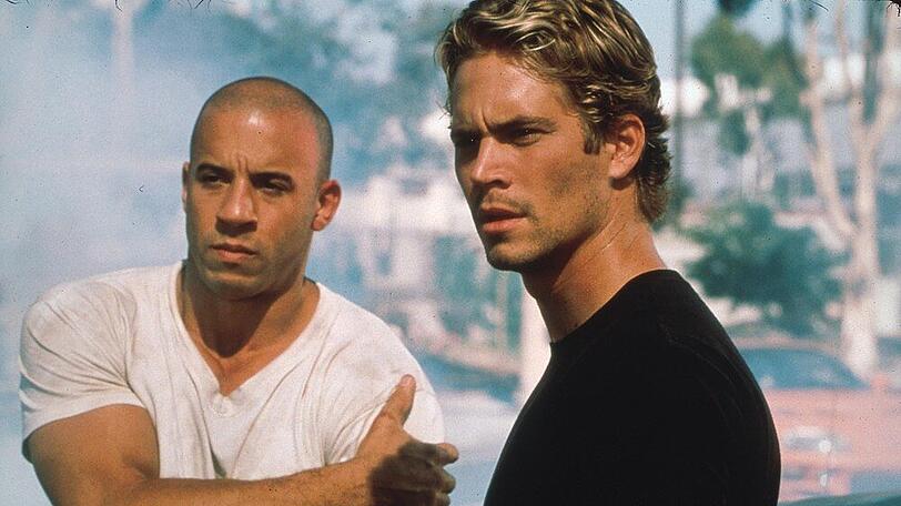 Vin Diesel (li.) und Paul Walker machten in der "The Fast and the Furious"-Reihe jahrelang gemeinsam die Straße unsicher