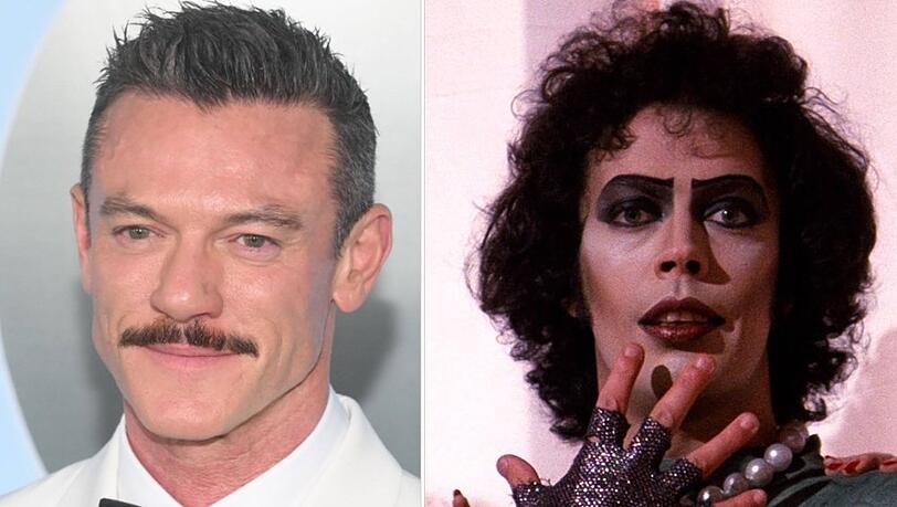 Luke Evans (li.) hat Tim Curry bei Instagram für seine "The Rocky Horror Picture Show"-Rolle gewürdigt. Luke Evans (li.) hat Tim Curry bei Instagram für seine "The Rocky Horror Picture Show"-Rolle gewürdigt.
