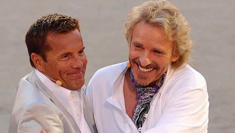 Thomas Gottschalk (r.) und Dieter Bohlen standen schon öfter gemeinsam vor der Kamera Thomas Gottschalk (r.) und Dieter Bohlen standen schon öfter gemeinsam vor der Kamera