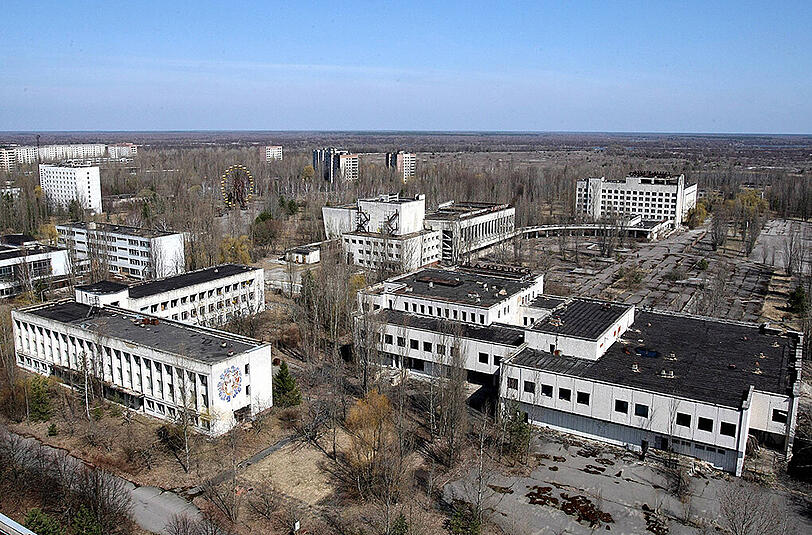 Die Trabantenstadt Prypjat.