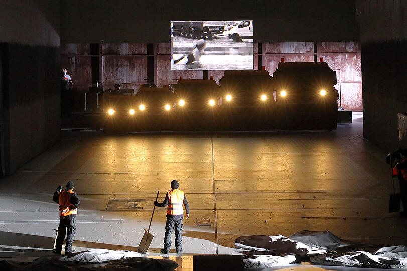 Dmitri Schostakowitschs "Die Nase", inszeniert von Kirill Serebrennikov im Nationaltheater.