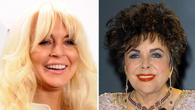 Lindsay Lohan spielt in einem Fernsehfilm Liz Taylor. Lindsay Lohan spielt in einem Fernsehfilm Liz Taylor.