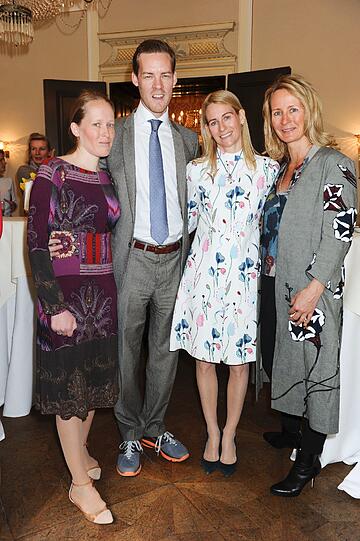 Katharina Kloiber, Herbert Kloiber jr, Prinzessin Elisabeth von Auersperg-Breunner und Schwester Alexandra Flick