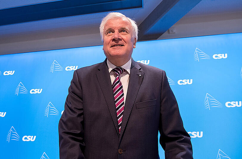 Horst Seehoer am Montag beim CSU-Spitzentreffen in München.
