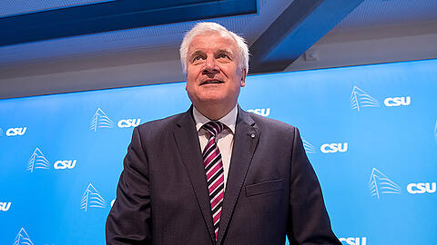 Horst Seehoer am Montag beim CSU-Spitzentreffen in München.