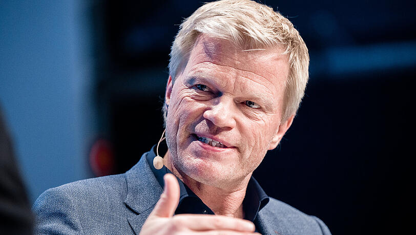 Oliver Kahn am Mittwoch auf der Spielmacherkonferenz 2019 in Hamburg.