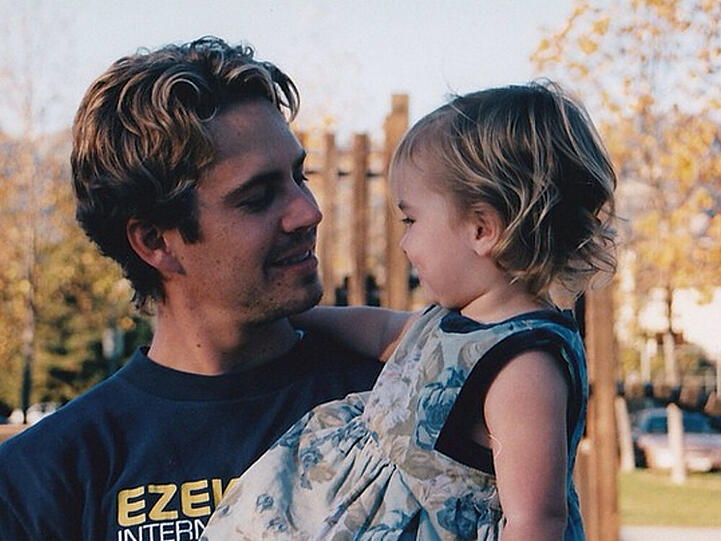 Paul Walker mit seiner Tochter Meadow