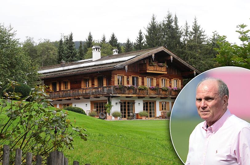 Haft-Erleichterung: Uli Hoeneß darf seine Wochenende ab sofort in seinem Haus am Tegernsee verbringen.