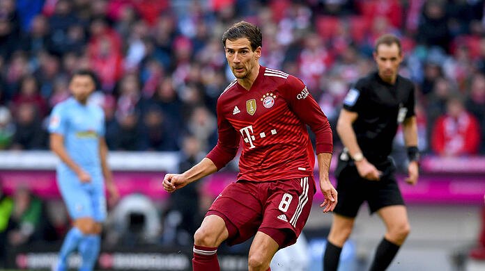 Leon Goretzka bringt die Bayern in Führung.