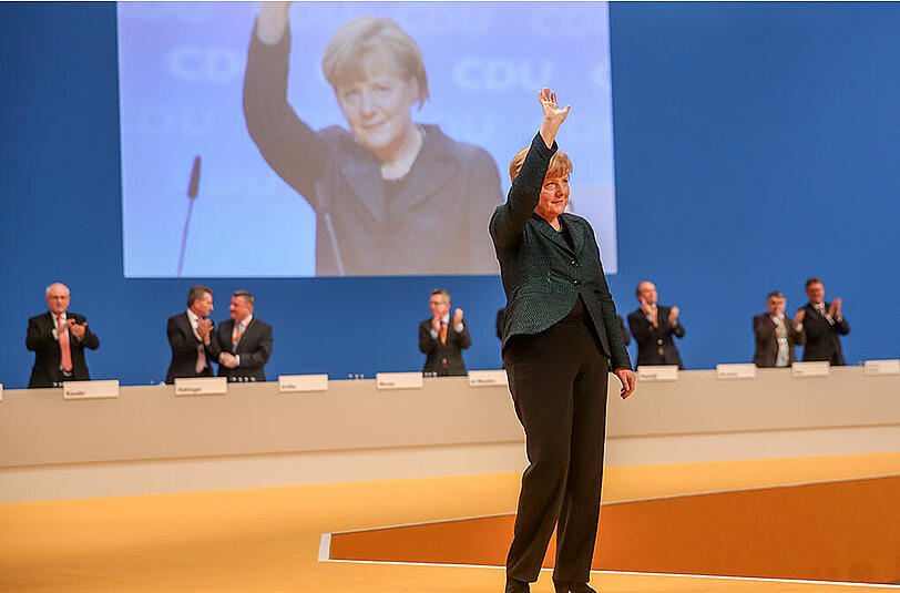 Angela Merkel auf dem CDU-Parteitag in Köln.